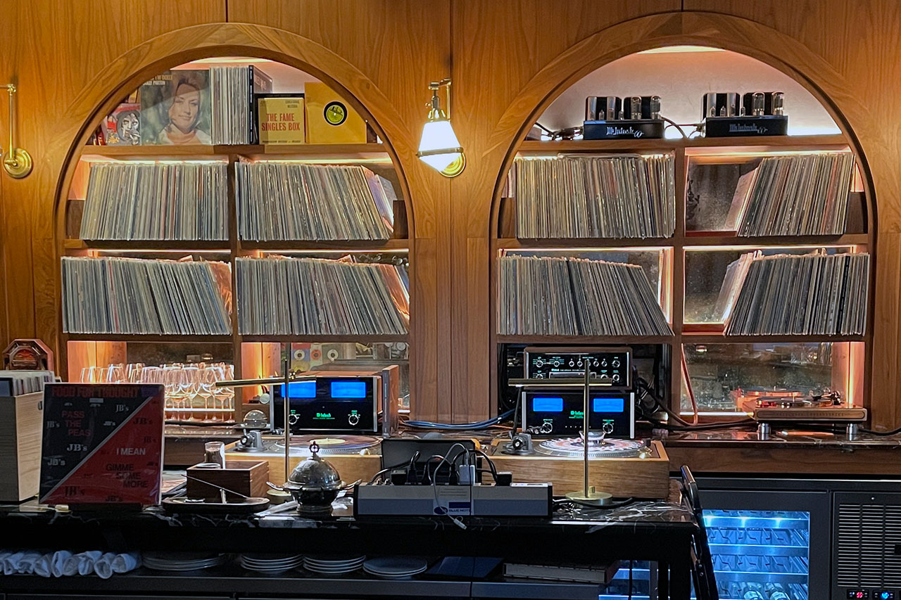 Bar Continental with McIntosh audio system