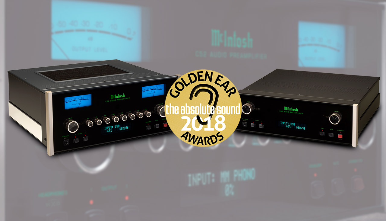 McIntosh C52 and C47 Preamplifiers 2018 Golden Ear Award from The Absolute Sound