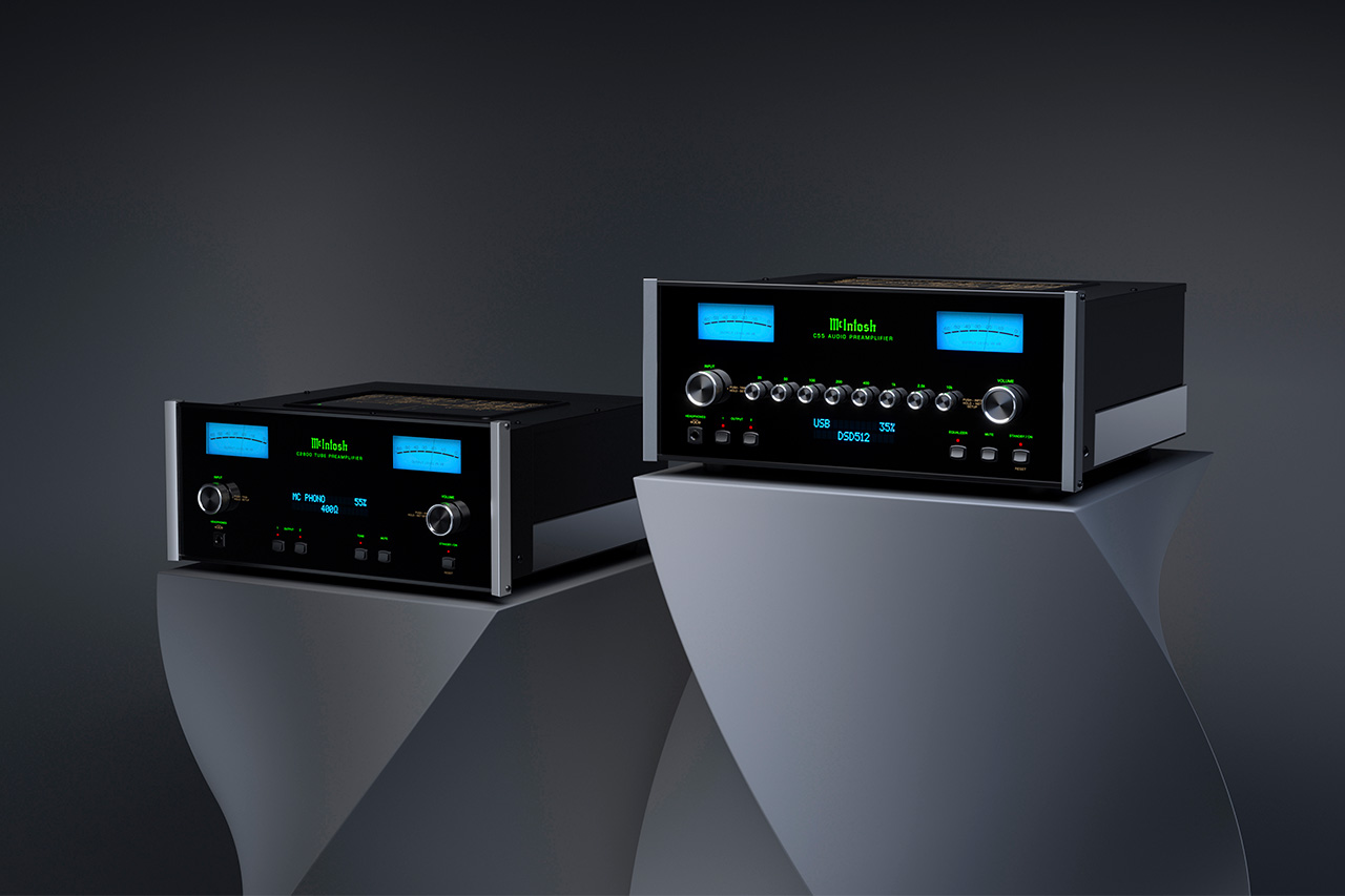 McIntosh C55 and C2800 Preamplifiers