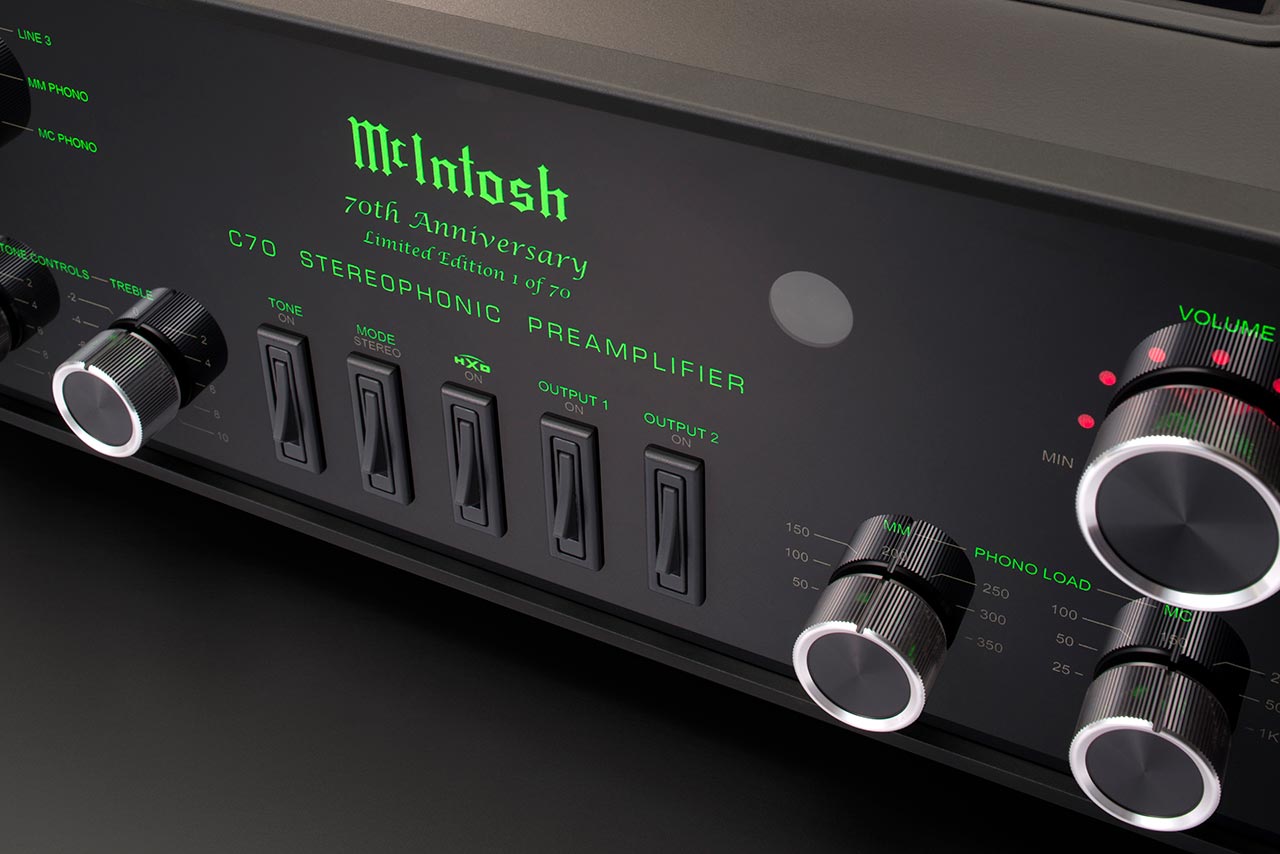 McIntosh C70 70th Anniversary Vacuum Tube Preamplifier