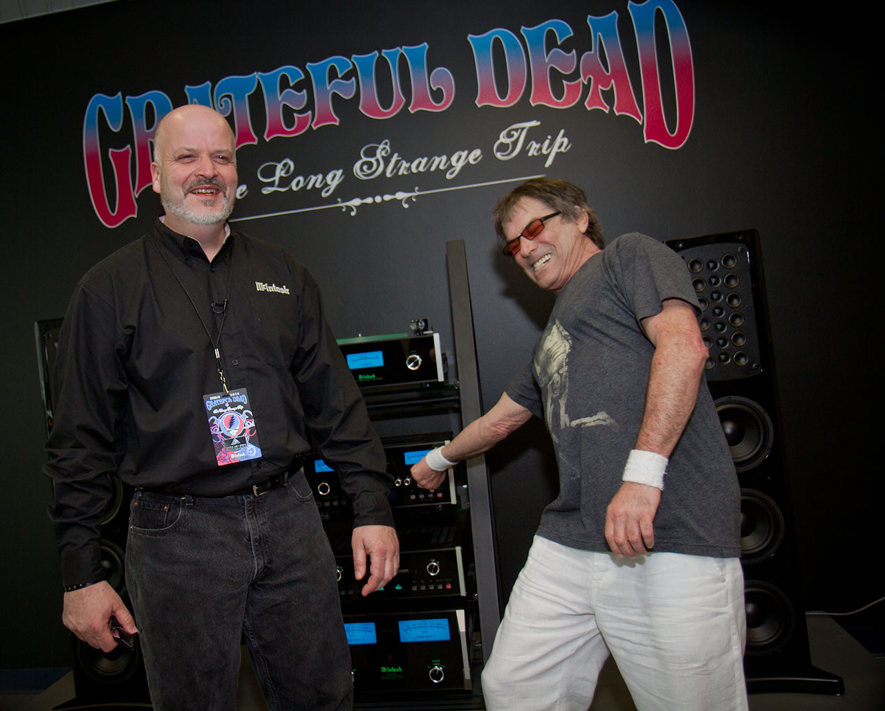 McIntosh and the Grateful Dead at the Rock and Roll Hall of Fame