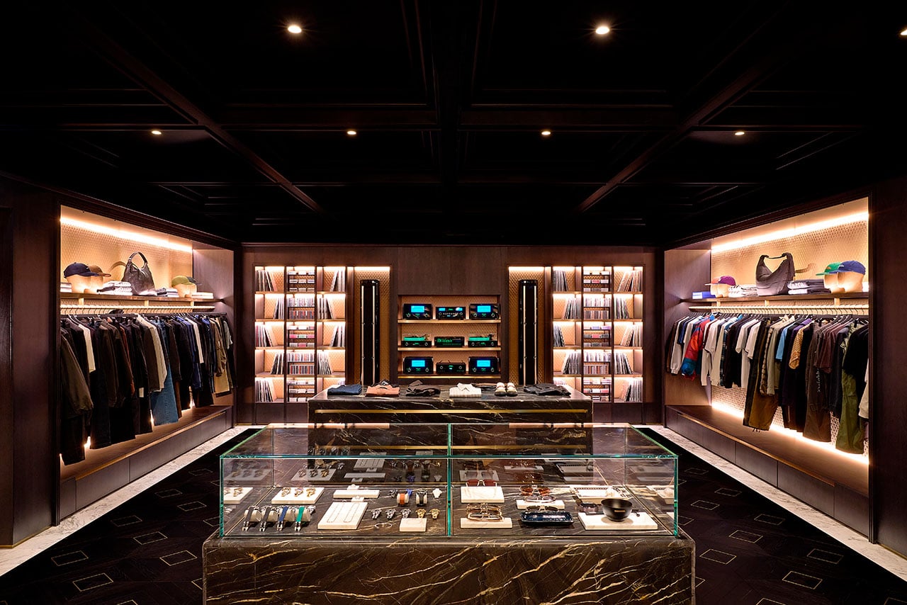 McIntosh audio system in Kith London