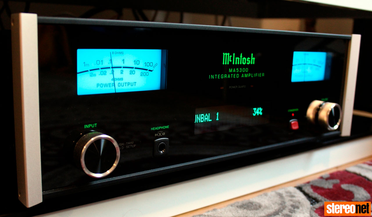 McIntosh - Stereonet reviews the McIntosh MA5300 Integrated Amplifier