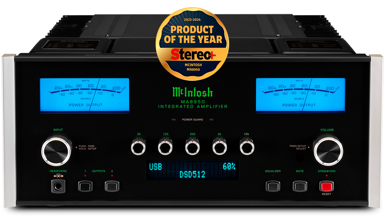 McIntosh MA8950 Named Integrated Amplifier of the Year by Stereo+