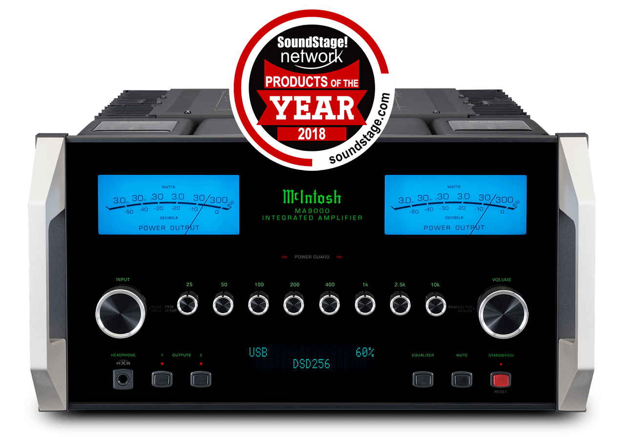 McIntosh MA9000 SoundStage! Network 2018 Integrated Amplifier Product of the Year