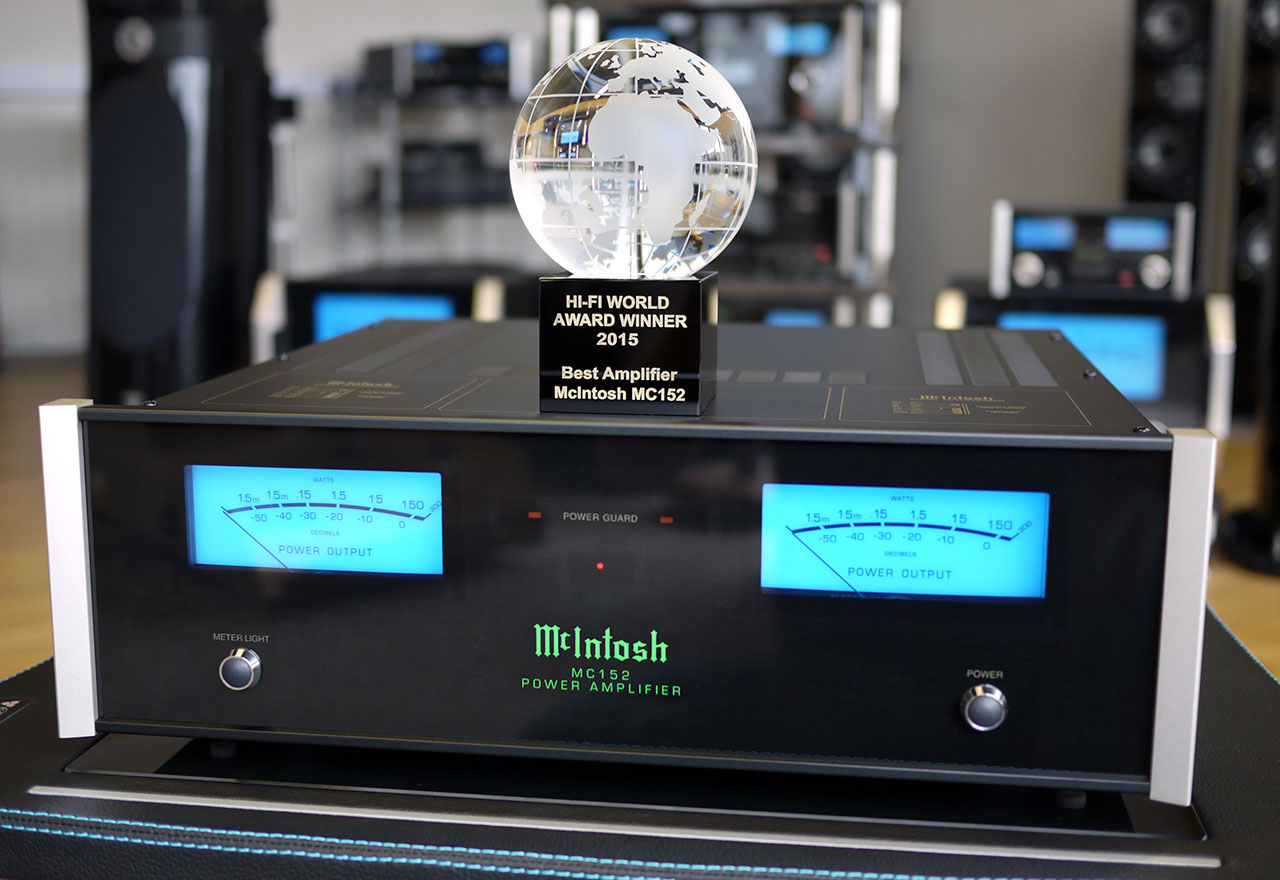 McIntosh MC152 Best Amplifier Hi-Fi World Award