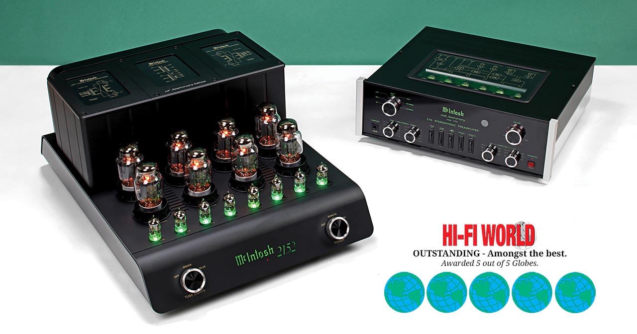 McIntosh MC2152 and C70 5-globe review by Hi-Fi World