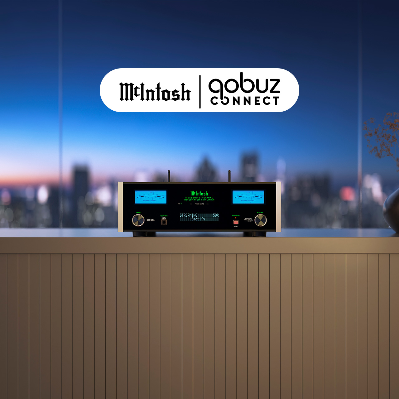 McIntosh MSA5500 Streaming Integrated Amplifier Qobuz Connect