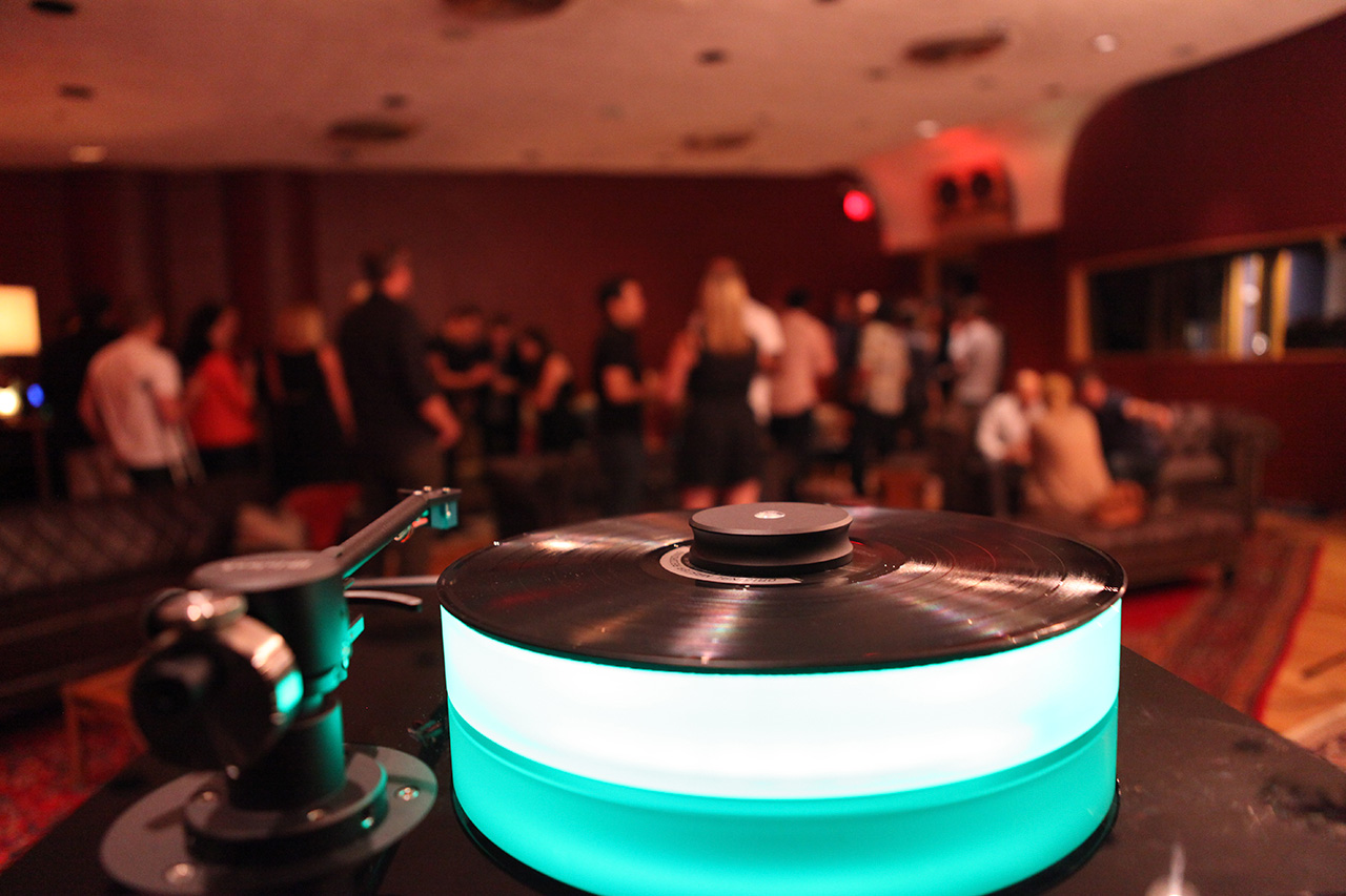 McIntosh MT5 turntable event with Questlove and John Varvatos