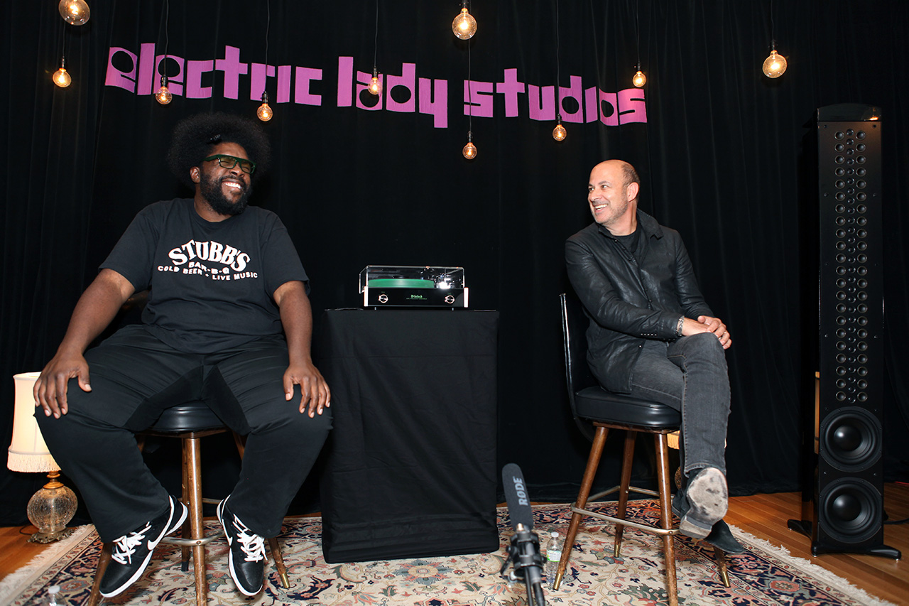 McIntosh MT5 turntable event with Questlove and John Varvatos