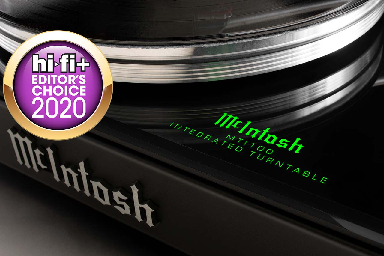McIntosh MTI100 HiFi+ Editor's Choice Award 2020