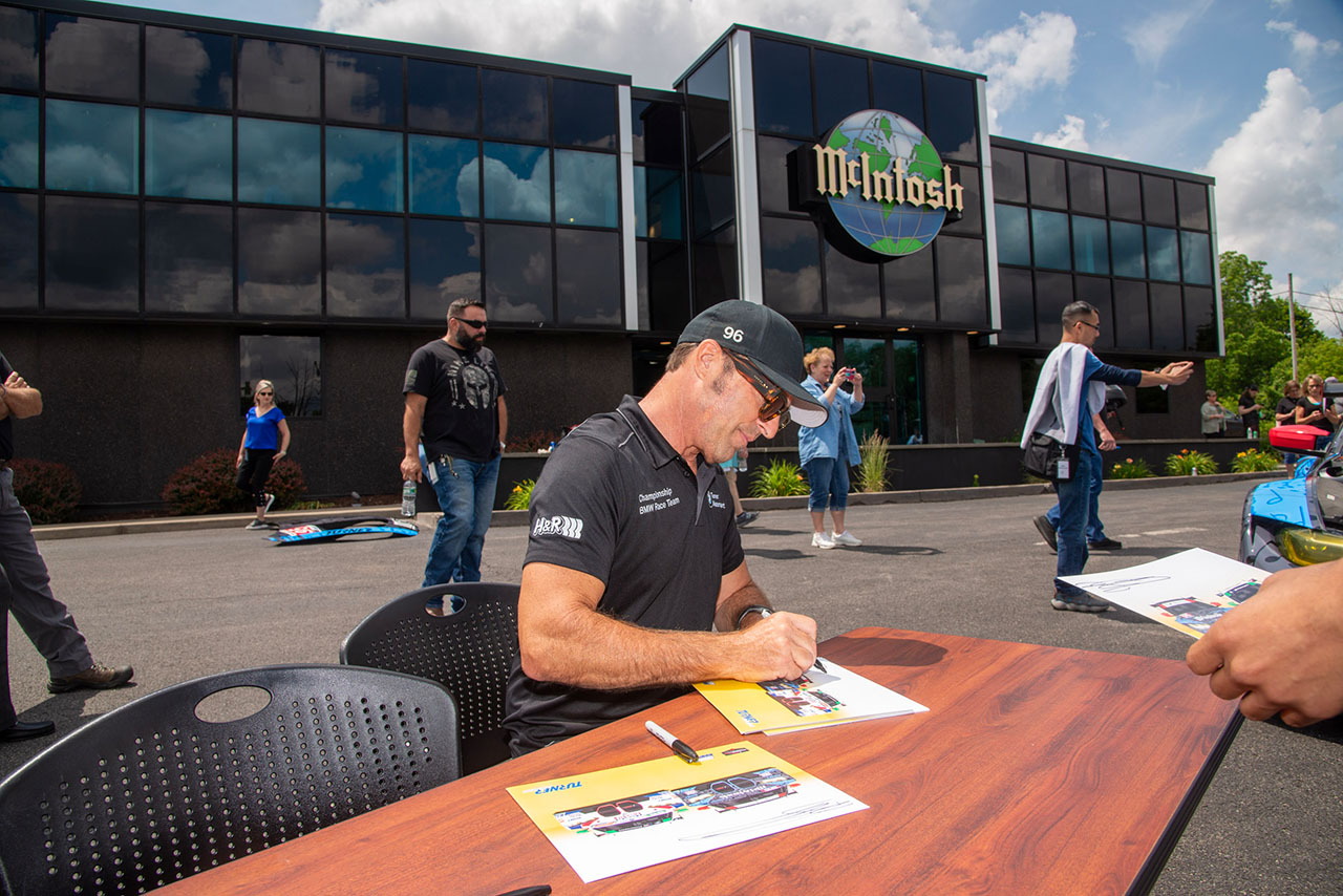 McIntosh sponsored Turner Motorsport BMW M4 GT3 Race Car