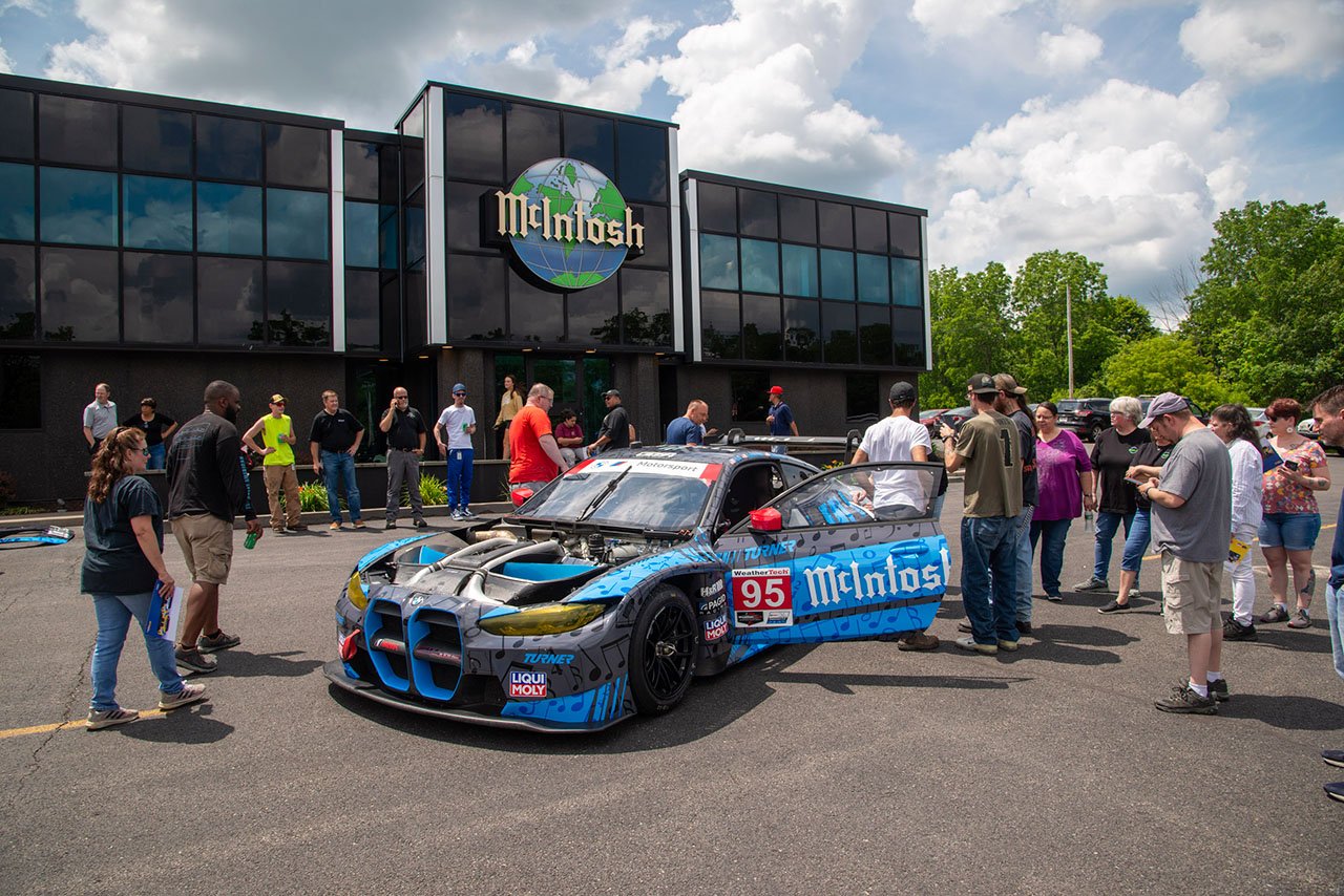 McIntosh sponsored Turner Motorsport BMW M4 GT3 Race Car