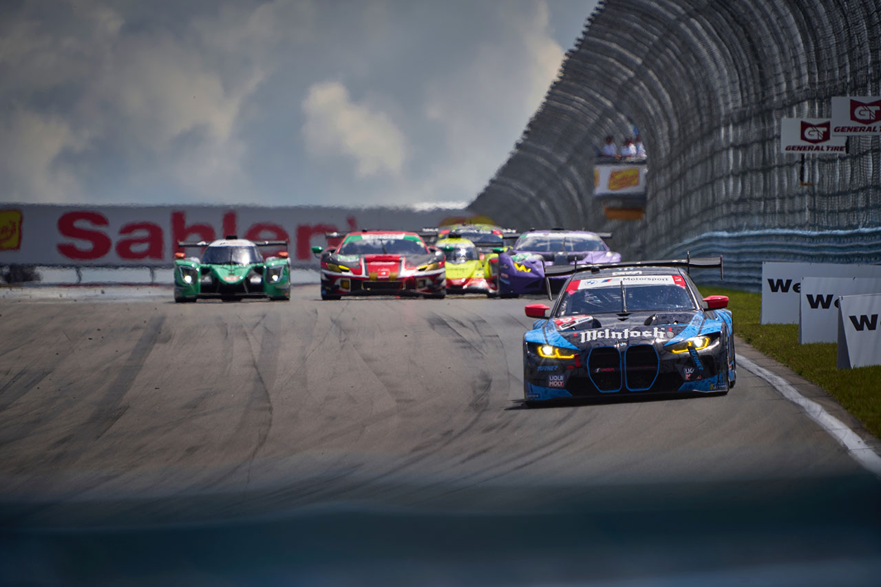McIntosh sponsored Turner Motorsport BMW M4 GT3 Race Car