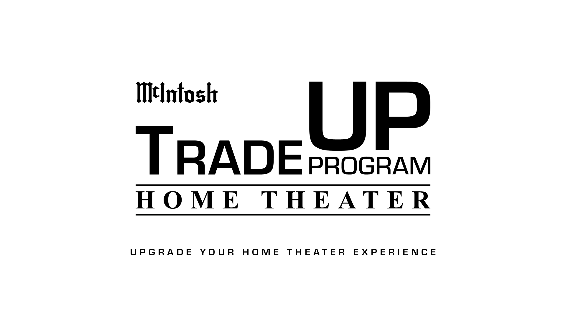 McIntosh Home Theater TradeUP Program logo