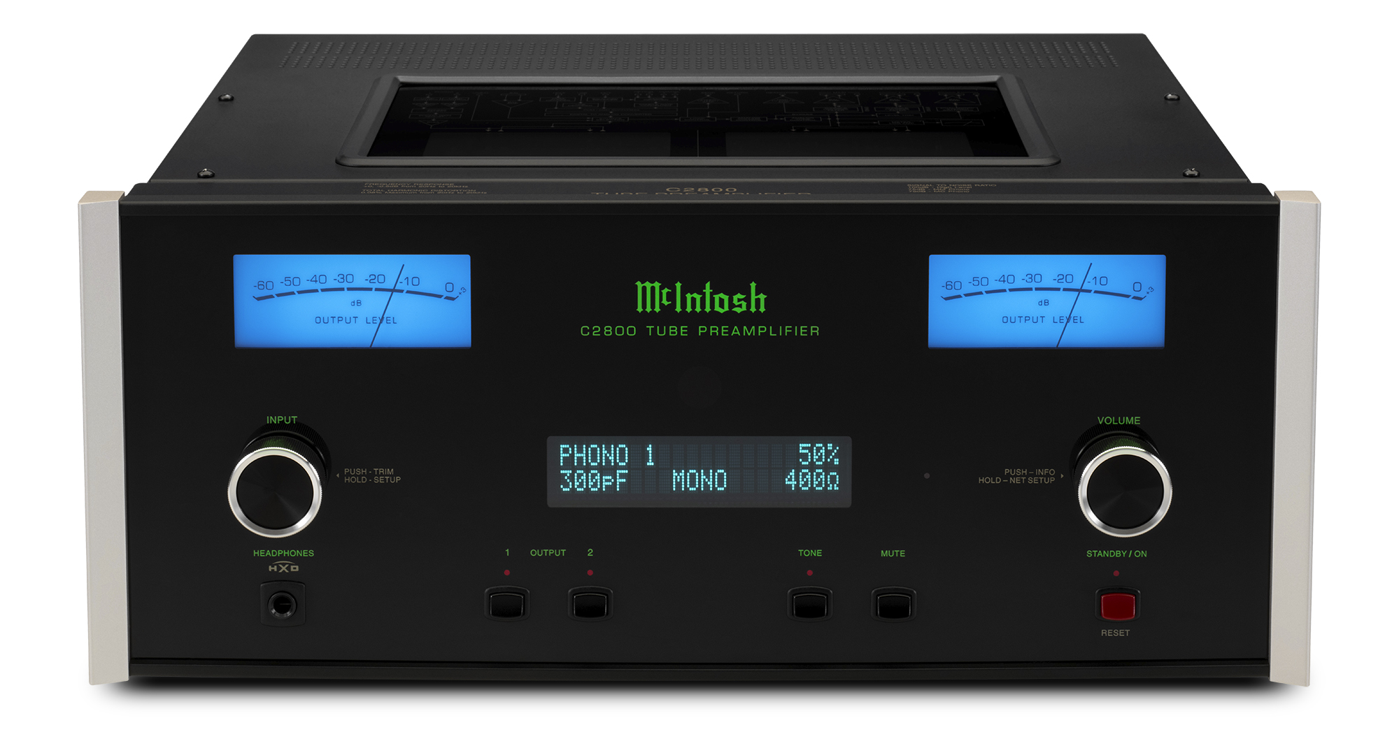 McIntosh C2800 2-Channel Vacuum Tube Preamplifier
