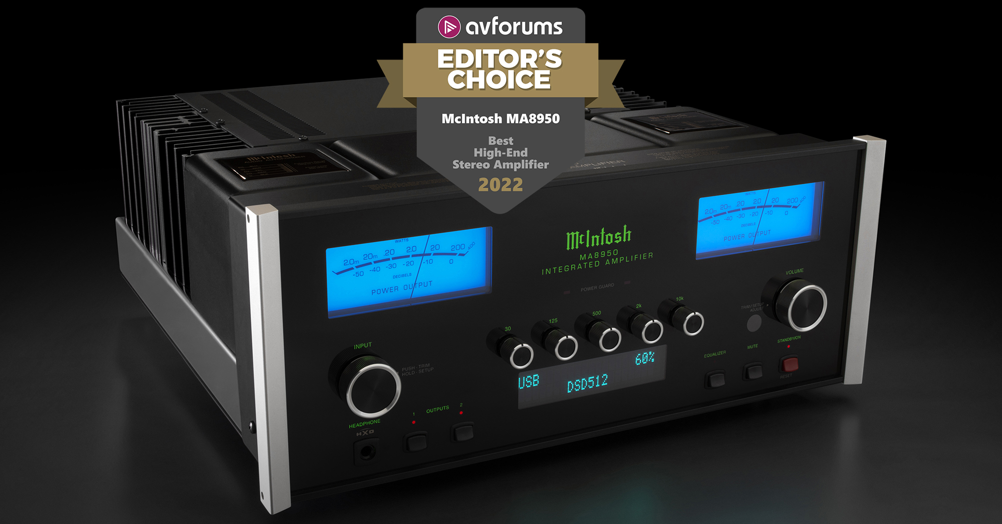 McIntosh - MA8950 Receives Editor's Choice Award for Best High-End