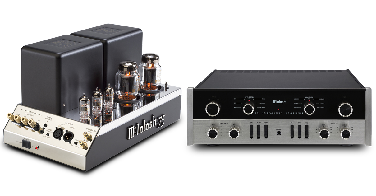 McIntosh - Vacuum Tube Classics Reborn: McIntosh MC75 and C22