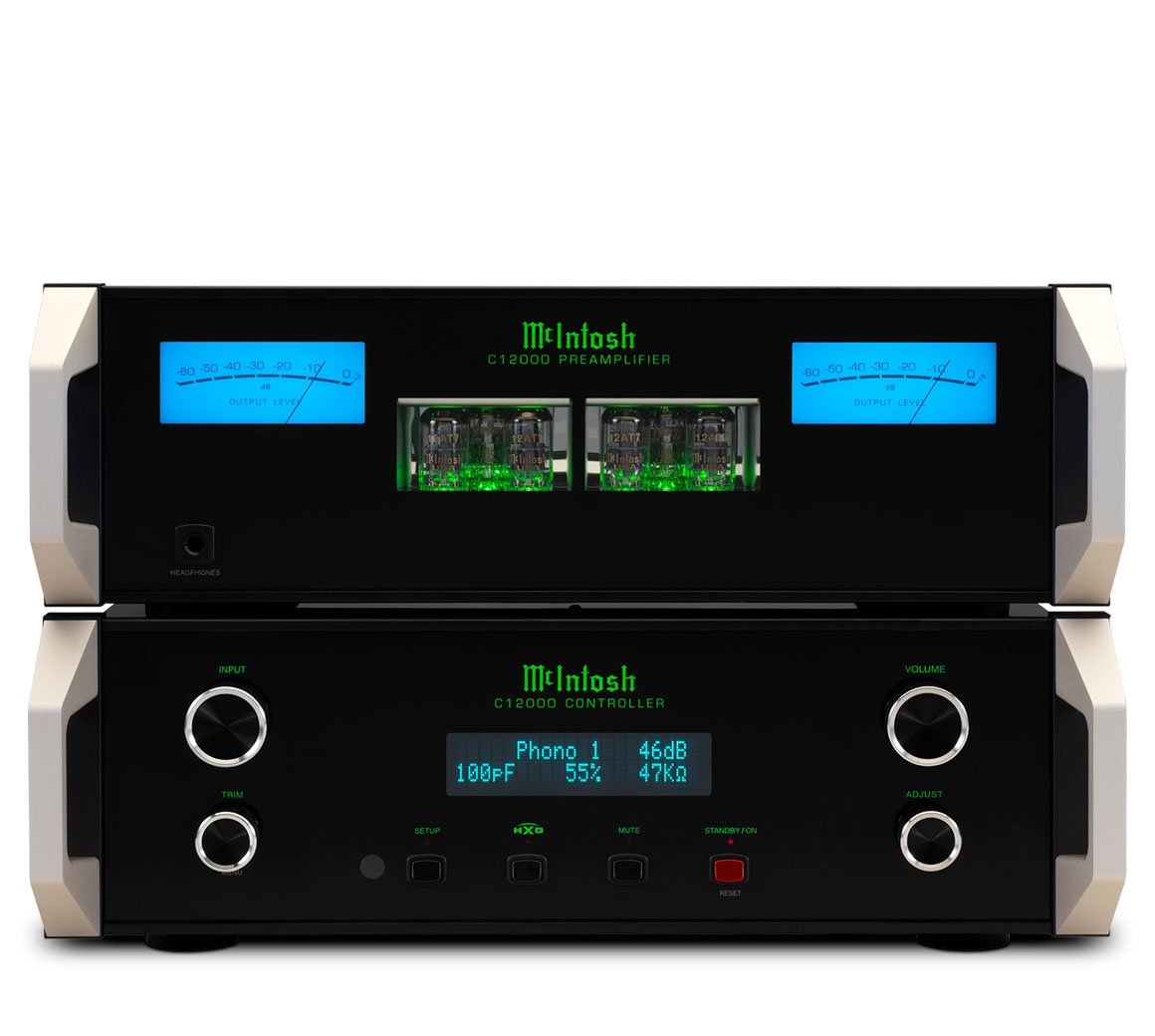 McIntosh C12000 Solid State and Vacuum Tube Preamplifier