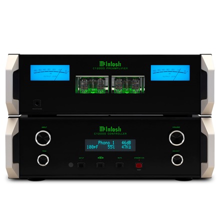 McIntosh C12000 Solid State and Vacuum Tube Preamplifier