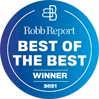 Robb Report Best of the Best Award logo