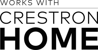 Works with Crestron Home logo