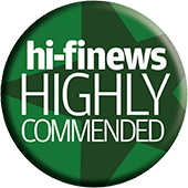 Hi-Fi News Highly Commended logo