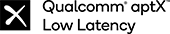 Logo Qualcomm aptX s nízkou latencí