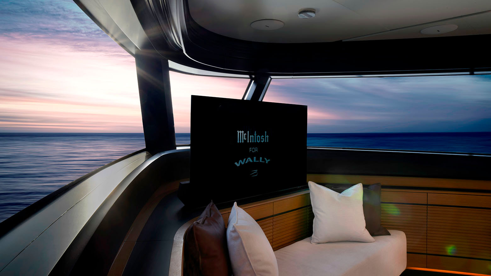 McIntosh amplifiers and Wally yachts