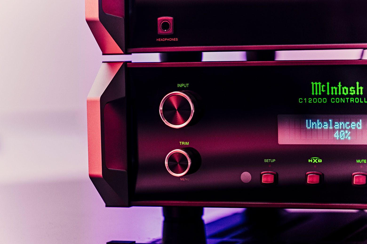 McIntosh C12000 Solid State and Vacuum Tube Preamplifier