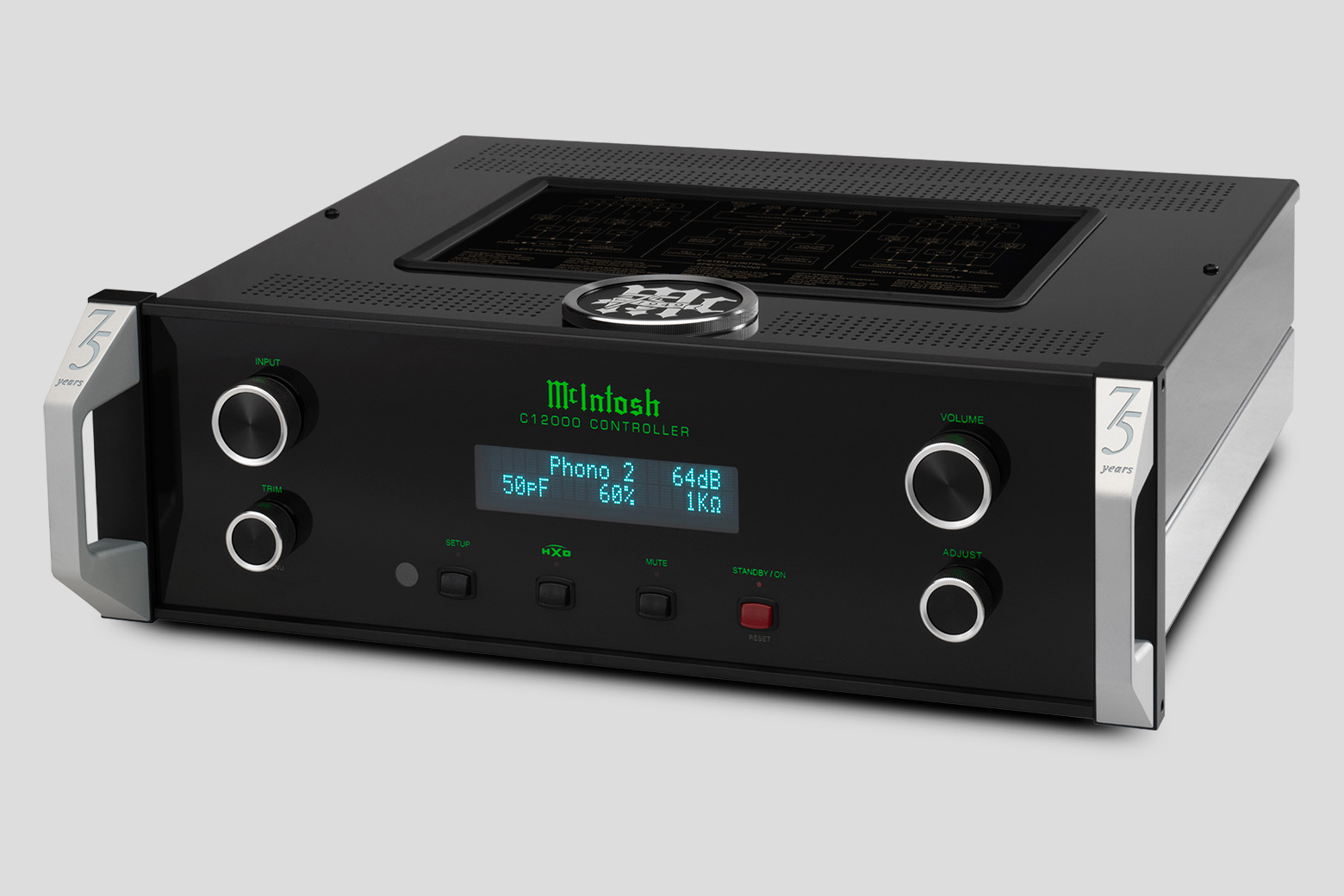 McIntosh C12000 Solid State and Vacuum Tube Preamplifier