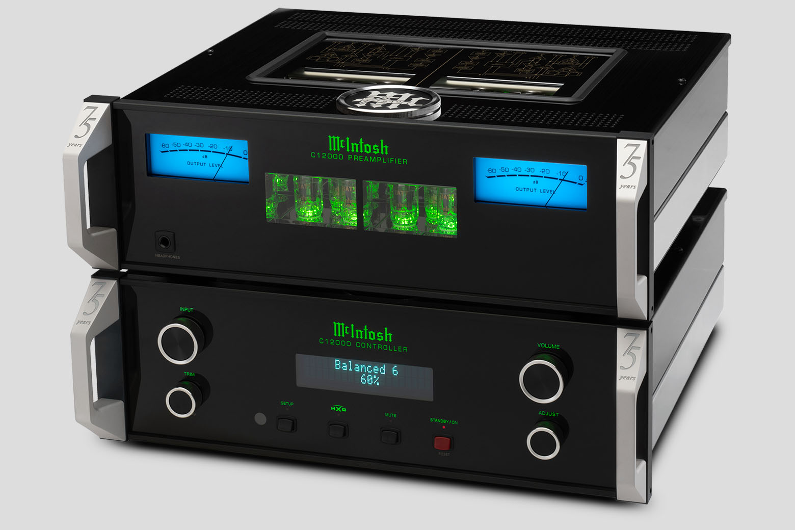 McIntosh C12000 Solid State and Vacuum Tube Preamplifier