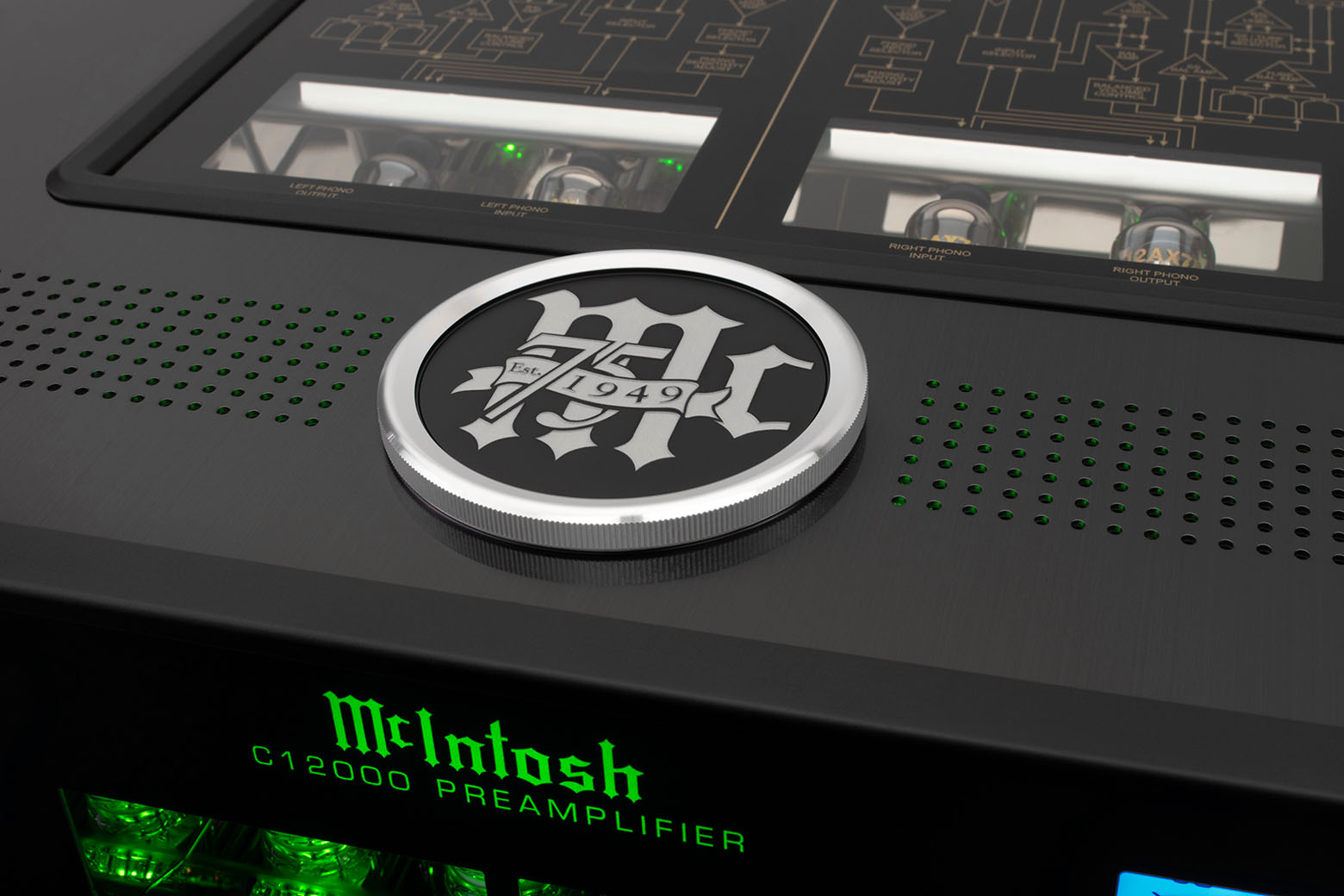 McIntosh C12000 Solid State and Vacuum Tube Preamplifier