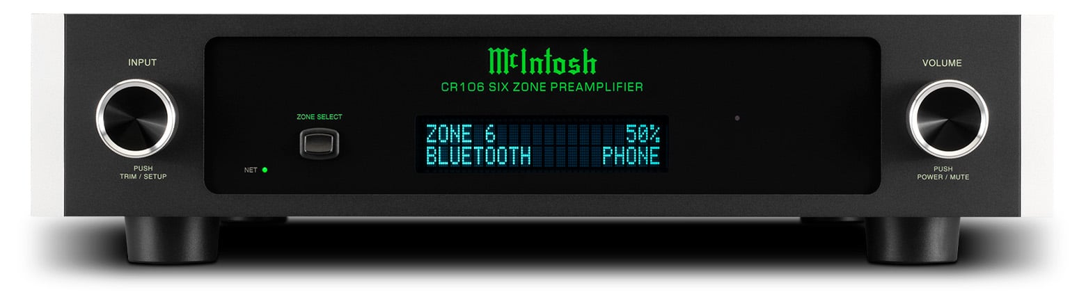 McIntosh CR106 2-Channel 6-Zone Preamplifier / Audio Matrix
