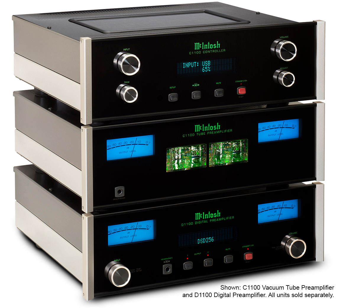 McIntosh C1100 and D1100 Preamplifiers