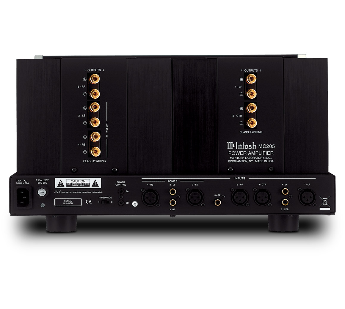 McIntosh MC205 Home Theater Amplifier