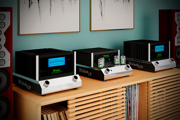 McIntosh MC830 Amplifier and C8 Preamplifier