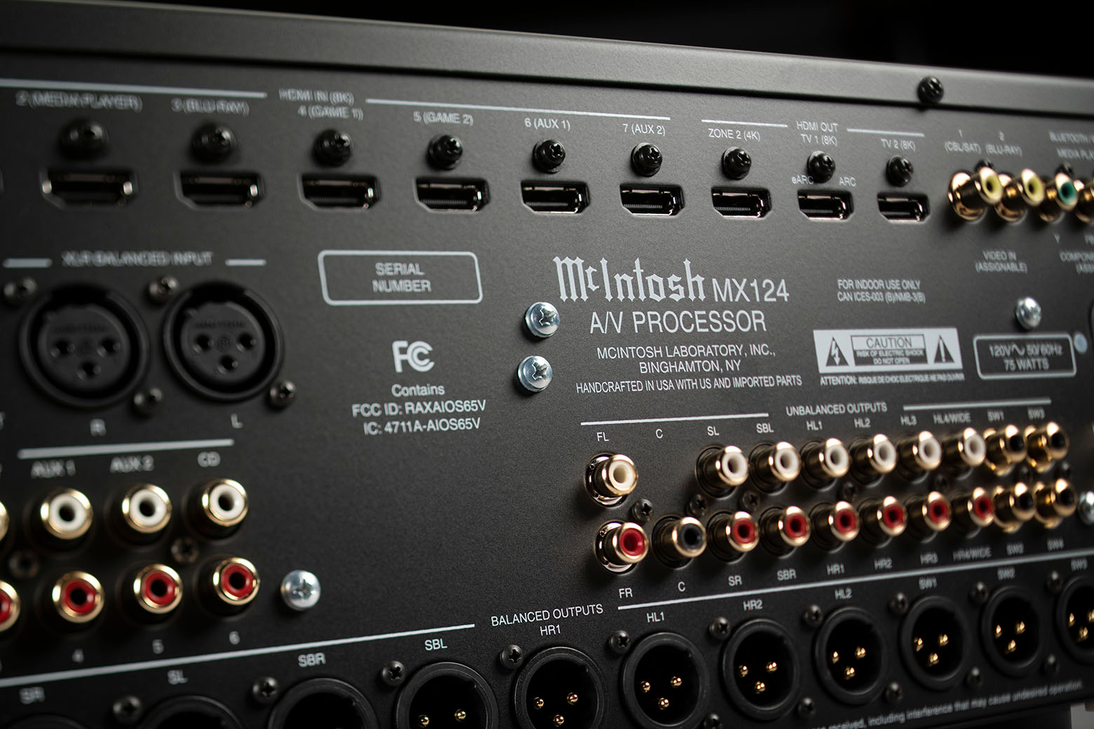 McIntosh MX124 A/V Processor