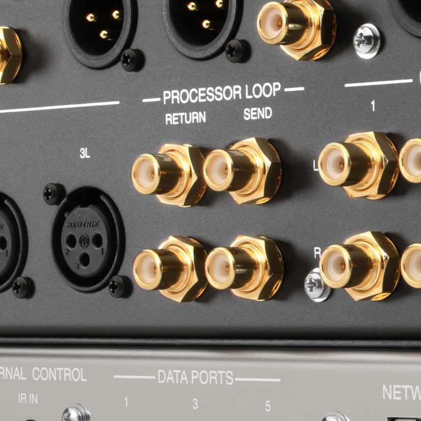 McIntosh Preamplifier back panel