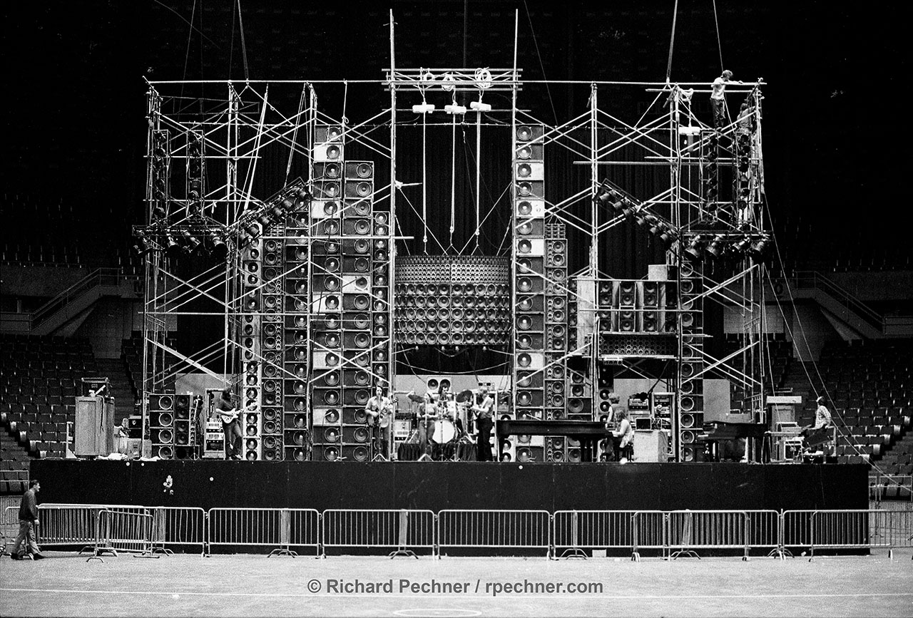 Grateful Dead Wall of Sound powered by McIntosh amplifiers