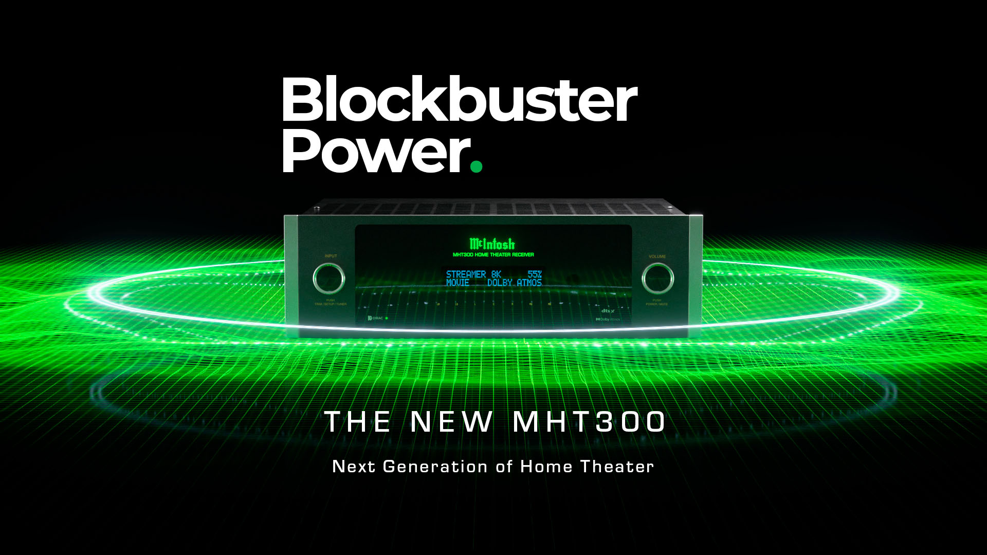 McIntosh MHT300 Home Theater Receiver