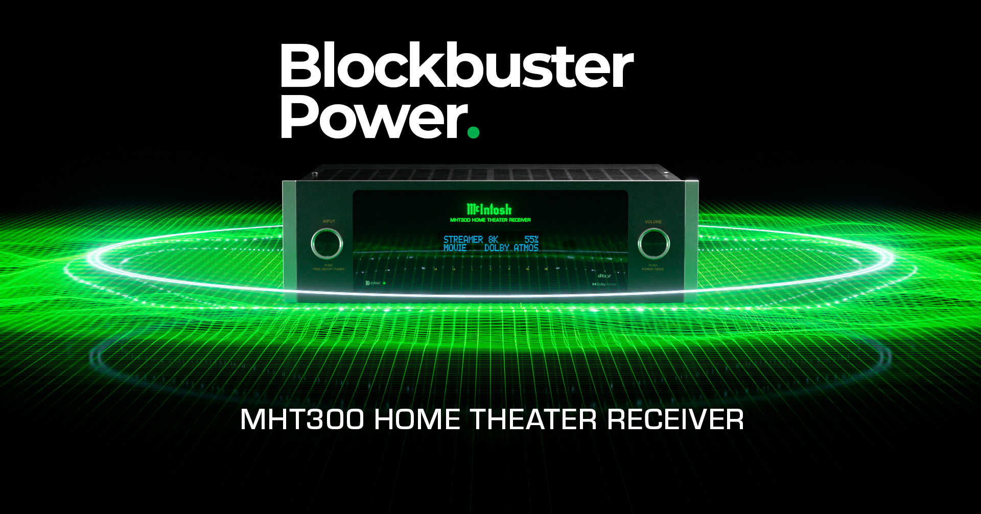 McIntosh MHT300 Home Theater Receiver