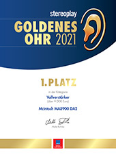 McIntosh MA8900 Golden Ear Award Stereoplay Magazine