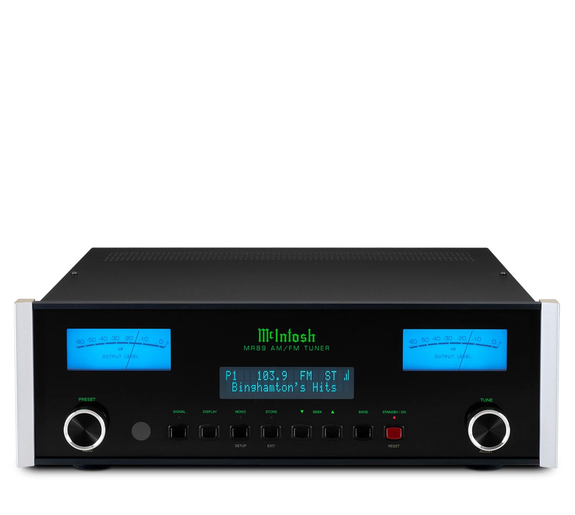 McIntosh AM/FM Radio Tuners for Music Listening