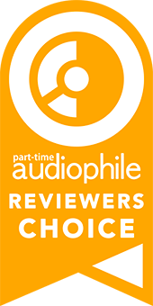Nastro del premio Choice Award dei revisori audiofili part-time