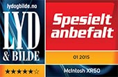 Lyd & Bilde McIntosh XR50 Loudspeaker review logo