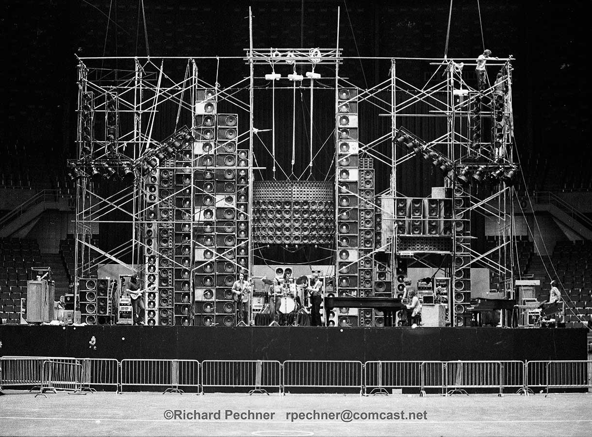 The Grateful Dead Wall of Sound that was powered by McIntosh amplifiers