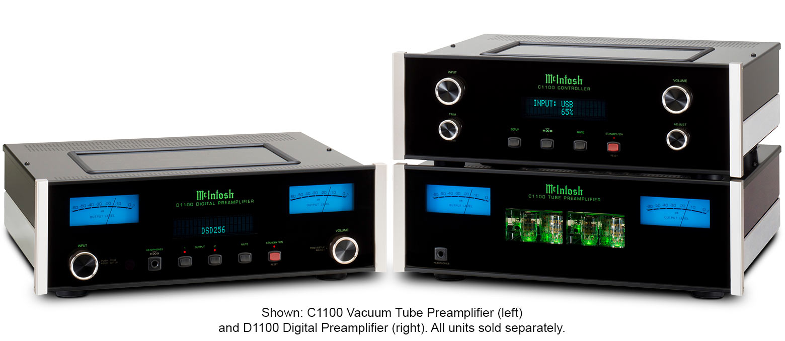 McIntosh C1100 and D1100 Preamplifiers