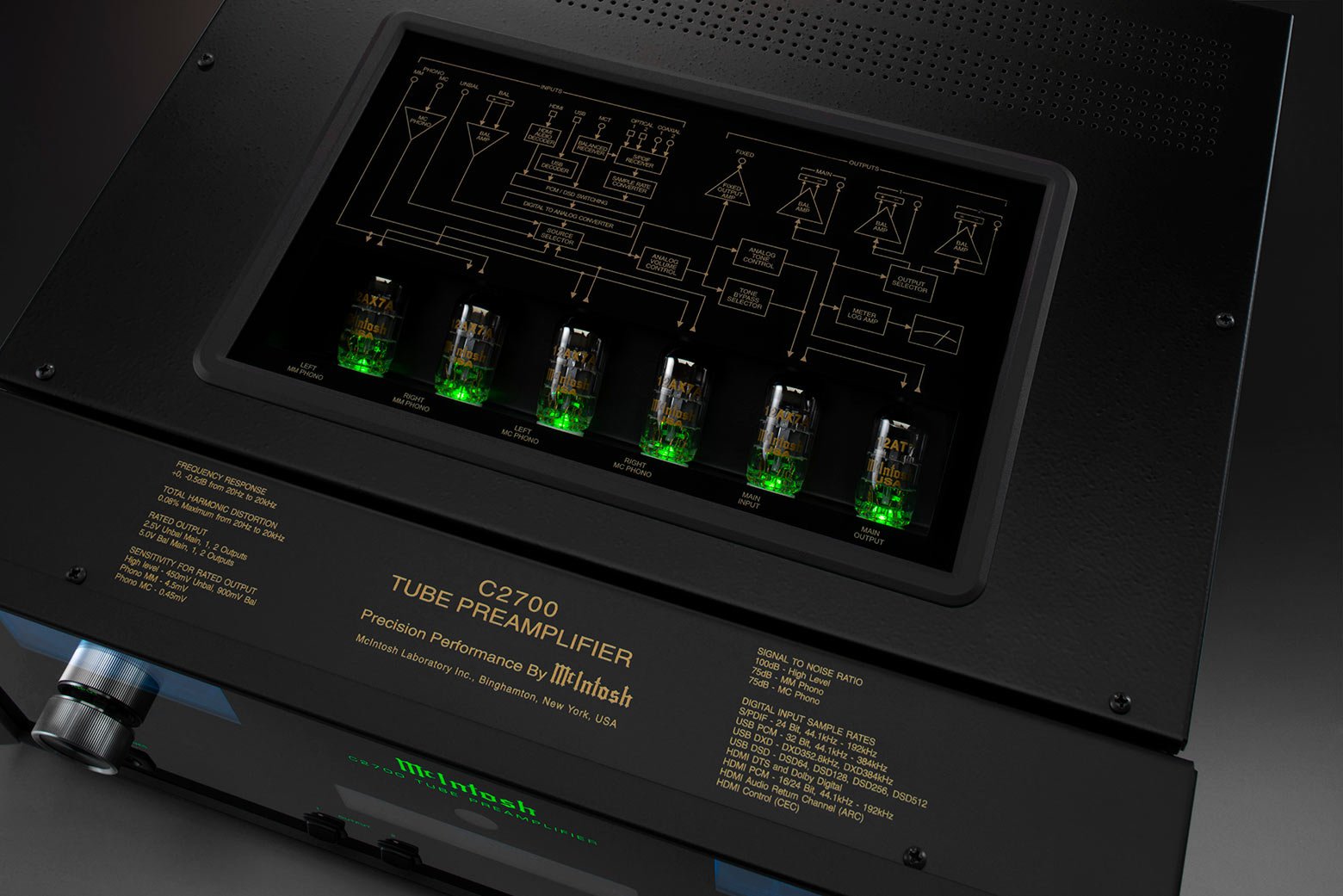 McIntosh C2700 vacuümbuis voorversterker