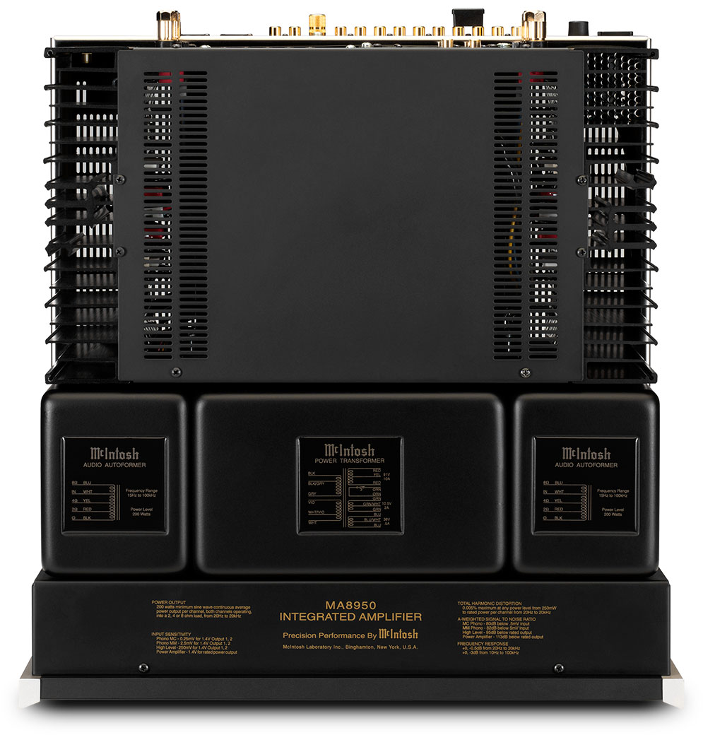 Mcintosh MA8950 Integrated Amplifier Made in USA Ma8950-top3